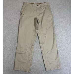 Columbia Chino Utility Pants Men’s 32x30.5 Beige Tan Cotton Pockets Hiking Trail